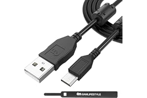 6amLifestyle PS4 Controller Ladekabel, Extra lang 3m Micro USB Kabel für Playstation 4 / PS4/ PS4 Slim/ PS4 Pro/Xbox One/One S/One Elite/One X Controllers