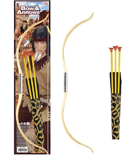 Arco e frecce effetto legno - 58 cm per 9,70