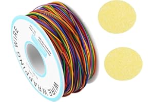 beihuazi® 250M Wire Wrapping Draht Klingeldraht Kabel Isolierung Test 30AWG Verzinnte Kupfer Solid Kabel