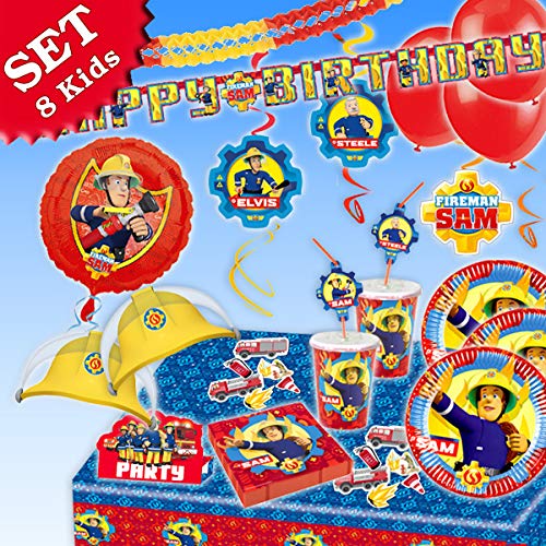 Amscan International 1 6 M X 13 Cm Sam Le Pompier Banniere Joyeux Anniversaire Jeux Et Jouets Guirlandes Cotillons Et Confettis Helpacreche Co Za
