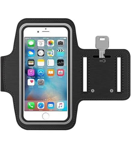 Brassard Téléphone Portable Pour Sport - Noir, Taille Adjustable | REY