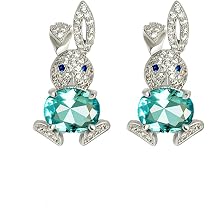 Osterohrringe Damen – Niedliche Hasen-Ohrstecker Mit Funkelnden Strasssteinen, Hypoallergen & Leicht – Ideale Osterdekoration Und Schmuck Für Frauen & Mädchen