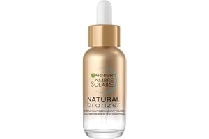 Garnier Ambra solare – Siero autoabbronzante viso idratante – Aglio progressivo e su misura – Acqua di cocco e acido ialuronico – per tutti i tipi di pelle – Natural Bronzer – 30 ml