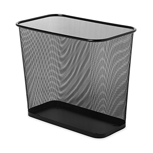 Rubbermaid kommerziellen 7,5 gal Collection Concept Stahlgeflecht oben offen, Papierkorb, Schwarz - 3