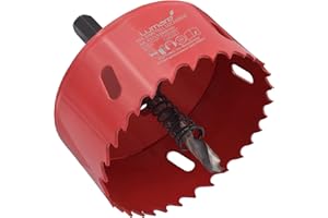 Lumare Sega Universale 68mm | Punta per Trapano Bimetallico in Acciaio ad Alta Velocità | Attacco Professionale - Alluminio, Legno, Ottone e Altro | Avvitatore a Batteria o Trapano