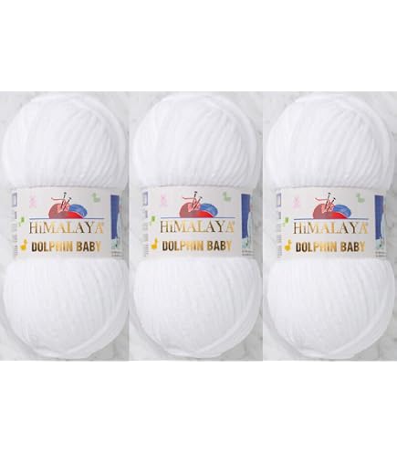 Laine Himalaya Dolphin Baby - 2 Pelotes Micropolyester Pour Tricot Hiver