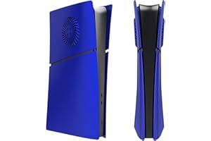 Wedorat Façades pour PS5 Slim Digital Edition Plaques pour PS 5 Slim avec aérations de Refroidissement ABS Anti-Rayures Anti-poussière Coque de Protection de Rechange pour Playstation 5 Slim