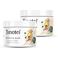 Timotei Shampoo, Conditioner or Mask Silicon-Free Made from Natural Herbal Ingredients and Plant Based Detanglers Suitable for All Types of Hair 300ml, 2 Pack (Repairing Mask)
