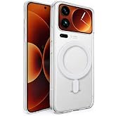 SİDE EYE - Xiaomi Mi 17 Pro ile uyumlu Kamera Korumalı MagSafe ile uyumlu Wireless Şarj &Ouml;zellikli L&uuml;ks Şeffaf Silikon Telefon