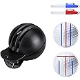 THE STYLE SUTRA® Golf Ball Marker Line Drawing Stencil Tools with Marker Set Training Double Sided |1 Liner