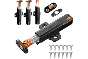 SZSMW 4 Poussoir Porte Placard - Poussoir Push To Open - Convient à Toutes Les Portes de L'Armoire, RéSout Effectivement Le ProblèMe de L'Ouverture des Tiroirs Rv Et Est Facile à Installer