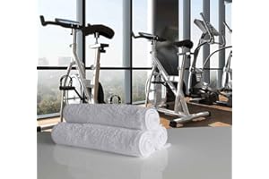 Bana Kuru Sports 100% Cotton Gym/Sweat Towel, White 30cm x 100cm, 500gsm