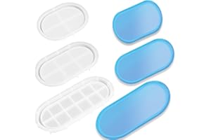 YRIHJIXQ 3pezzi vassoio silicone stampi colata stampi resina epossidica gesso cemento stampo per pallet