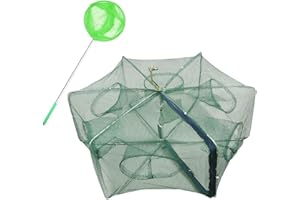ZffXH Piège à appâts de pêche Pliable pour Poissons, ménas, crabes, écrevisses, crevettes