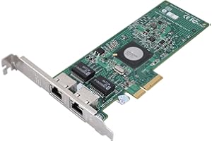 ASHATA Network Card,PCIE Network Card For Broadcom BCM5709 1000Mbps PCI-E Dual Port Server ethernet Adapter,PCIE Ethernet Card Support systems for Windows7, 8 10 LINUX,etc.