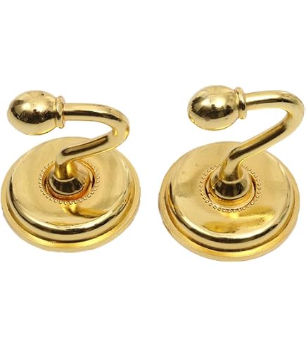INCREWAY 2 fermatende autoadesivi da parete, non lasciano traccia, in metallo, ganci da parete, ganci per tende, per decorazione domestica, colore bianco