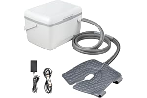 Cozion Crioterapia, 8L Macchina per la Terapia del Freddo, Borsa Ghiaccio Fascia Ghiaccio per Ginocchio, Sistema di Terapia del Ghiaccio per Recupero Post-Operatorio del Ginocchio