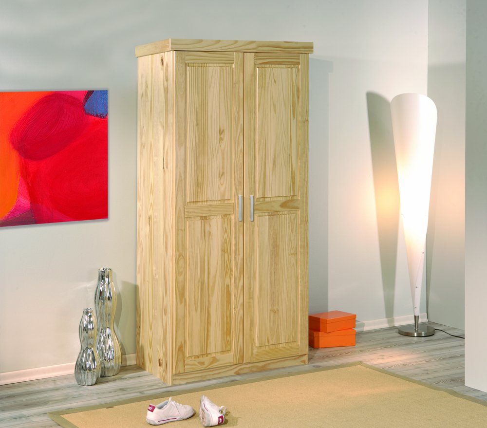 Kleiderschrank | Kiefer massiv | Natur | Garderobenschrank | Landhaus Still |Naturfinish | Wäscheschrank… 4 Kleiderschrank | Kiefer massiv | Natur | Garderobenschrank | Landhaus Still |Naturfinish | Wäscheschrank… – Bild 5