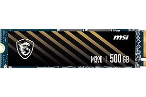 MSI SPATIUM M390 NVME M.2 500GB internal solid state drive PCI Express 3D NAND