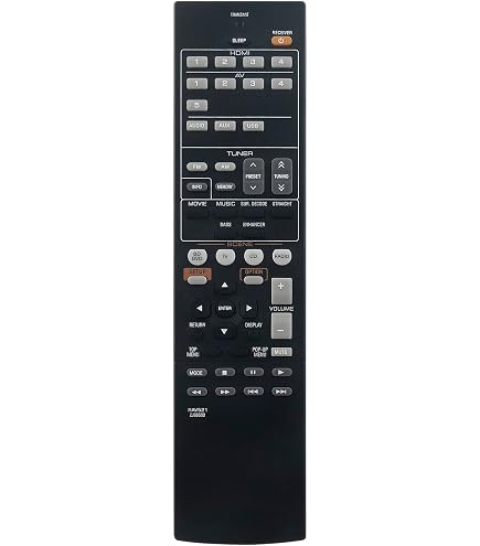 AULCMEET RAV34 WN46680EU Nuovo telecomando di ricambio adatto per fit for Yamaha AV Receiver HTR-6130R HTR6130RAV34 HTR-6130 HTR-6320 RX-V363 RX-V365 RAV28 WJ409700