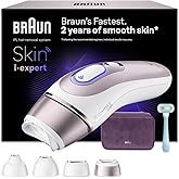 Braun IPL Skin i&middot;expert, Evde Lazerle T&uuml;y Alma, App ile, &Ccedil;anta, Gillette Venus, 4 Başlık, PL7431