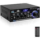 HiFi-Verstärker AK45 Mini Bluetooth Stereo-Audioverstärker Receiver 12V/ 220V 400W 2 Kanäle Digitale Endverstärker Soundverst