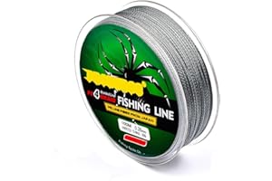 GIERZIJIA Ligne de pêche tressée à 4 Fils de Longueur 109 m colorée Super Forte résistante à l'abrasion résistante à la décoloration en PE résistant à la décoloration 2,7 kg à 45,4 kg pour pêche en Eau salée