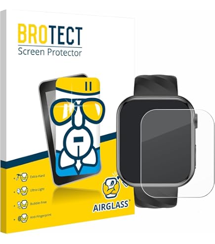 BROTECT 2 Stück Schutzfolie Für Marsyu Smartwatch Produktbild-Vorschau 3