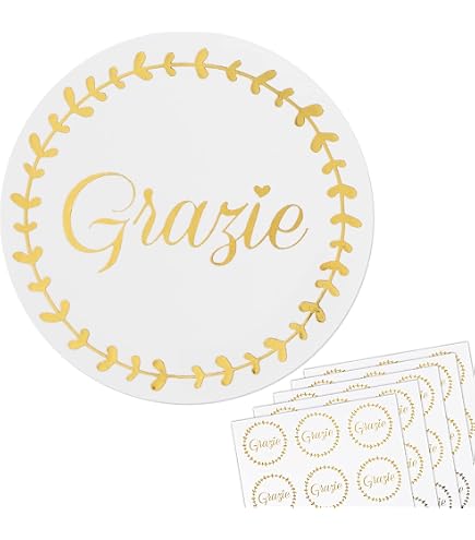 200 Etichette Autoadesive Rotonde - Adesivi Handmade Per Pacchi, Regali E Barattoli, Nero E Bianco