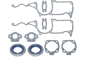 Gubeter Kit guarnizioni Carter Cilindro, per Motosega Rancher per Husqvarna 50, 51, 55, 55, 501761802, 501 76 18-02