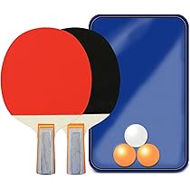 Diompirux Set Ping Pong Professionale - 2 Racchette, 3 Palline, Borsa Portatile - Foto 8