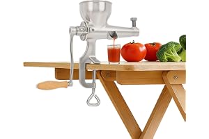 KHOFISS Vetegräs, juicepress, rostfritt stål, bordsklämma med