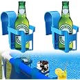 4 Stück Getränkehalter Für Poolrand – Praktische Aufbewahrung Für Becher & Kleinteile, ABS-Material, Bis 5 Cm Stangendurchmesser