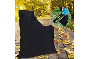 LACKINGONE Laubsauger Fangsack Auffangsack aus Polyester Vakuumaufbewahrung Häcksler Laubbläser Sack mit Reißverschluss und Kordelzug für Laubsauger und Laubbläser