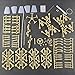 Generic Wind Powered DIY Walking Walker Mini Strandbeest Assembly Model Kids Robot Toy