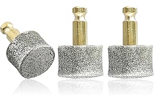 FLLYVLY Tête de Rechange pour Broyeur à Ongles pour Chiens - Compatible avec Casfuy et Autres Marques, Tête de Meulage en Diamant, Très Sécurisée et Durable,tête de meulage pour chien Pack de 3 Pièces