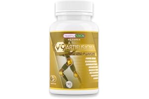 Healthy Fusion, Anti-Inflammatoire et Analgésique Puissant | Protège, Répare Muscles et Articulations | Soulage Douleurs et Favorise la Guérison | Curcuma, Glucosamine, Chondroïtine, MSM | 90 Capsules