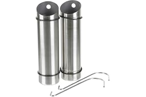 JANOON Set of 2 Compact Stainless Steel Hanging Humidifier Radiator, Regulates Dry Air Moisture Humidity Control By Crystals®