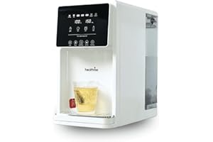 HEALTHRISE Health Rise Pure Water Basic | Umkehrosmose Wasserfilter | 7 Liter Tank | Heißwasserfunktion | für Haushalt & Büro