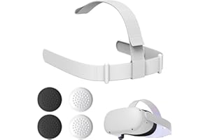 COWANIEE Head Strap for Meta Quest 2, Durable Headset with 4*Handle Protector