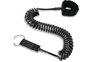 WOUMON 10ft SUP Leash,Surfboard Leash,Surfbretter Elastische Fußseil für Paddle Board,Stand up Paddle,Kanusport,Kajaks,Longboards