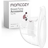 Momcozy Full Set Collector Cup Only Compatible with Momcozy M5 NOT for Others. Original M5 Breast Pump Replacement Accessorie