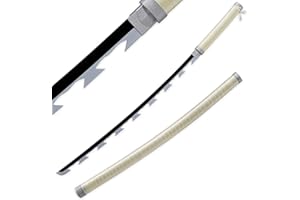 Loocaa Demon Slayer Sword Bamboo Sword Kids Teenager Cosplay Sword Halloween Party Anime Tanjiro Cosplay - Size 76 cm For Child (Hashibira Inosuke)