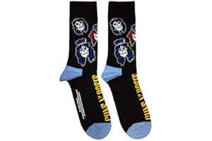 Rock Off officially licensed products Guns N' Roses Skulls Band Logo Ankle Socken One Size