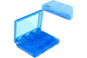 Luniquz 26 in 1 Game Card Case Holder for Nintendo New 3DS / 3DS / Dsi/Dsi XL/Dsi LL/DS/DS Lite Cartridge Box/Blue