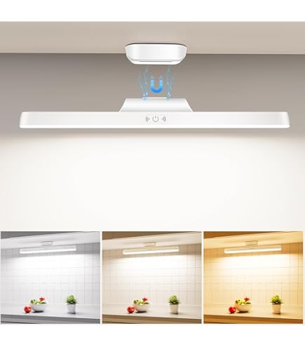 Plafonnier LED Leselux Avec Détecteur De Mouvement - Rechargeable, Sans Fil, Télécommande
