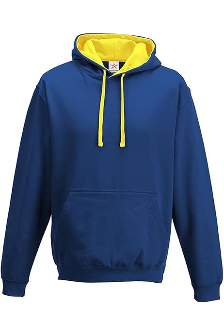 navy and gold hoodie
