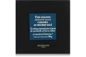 PASSERINI PASTICCERIA A MILANO DAL 1919 Dammann Oolong caramel au Beurre - Té negro con caramelo, 25 bolsitas - Dammann Frères