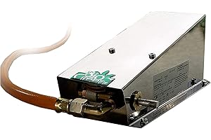 Bio Green Ogrzewanie gazowe mini 340 W, stal nierdzewna, do inspektów, szklarni i wysokiego siedzenia