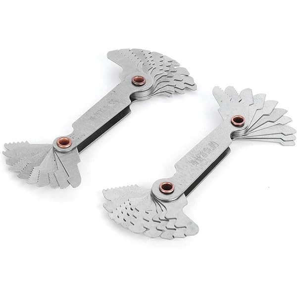 29 Degree Acme Screw Pitch Gauge 16 PCS Stainless Steel T-Thread Measuring - View #11